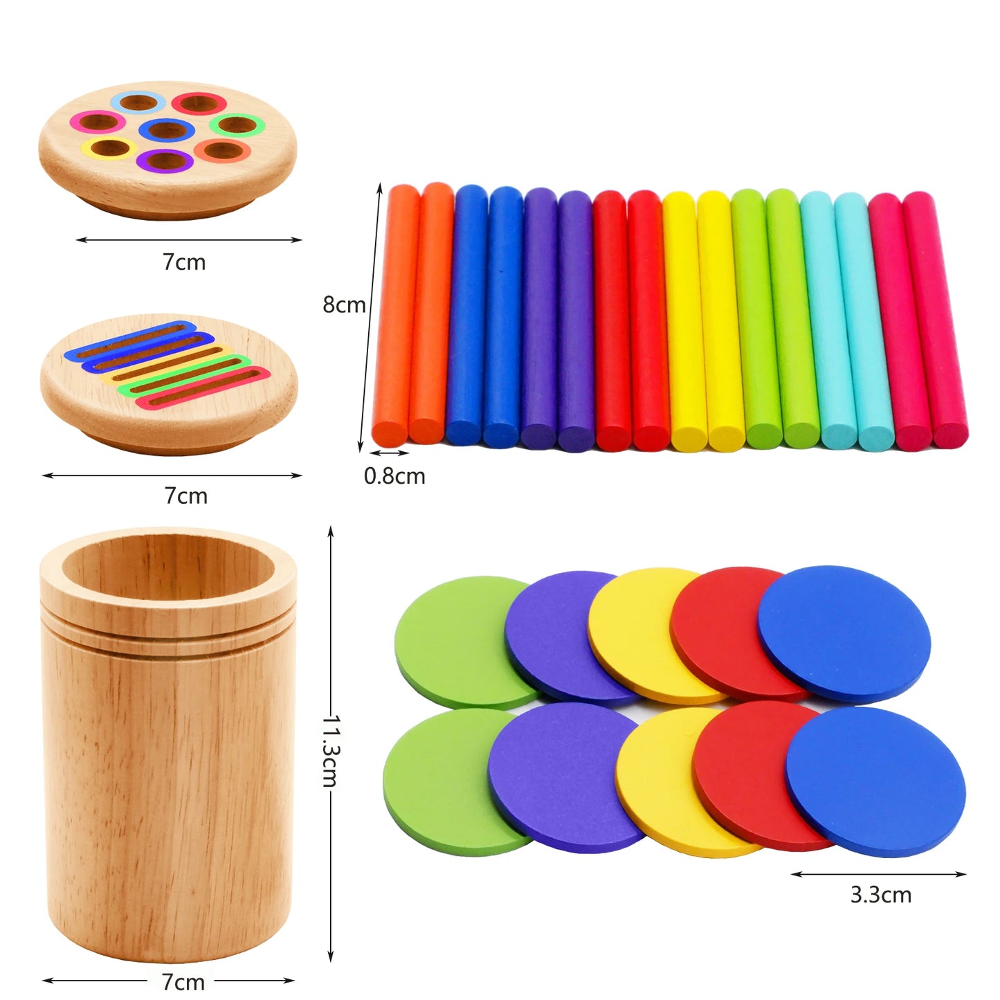 Montessori Wooden Color Toy