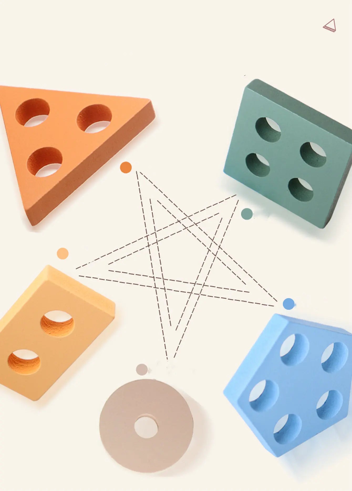 Montessori-Wooden Sorting & Stacking Toys