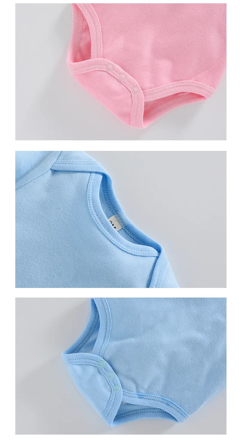 3PCS Soft Cotton Jumpsuit