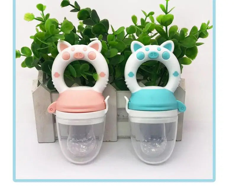 Baby Pacifier fruits and vegetables Silicone Nibbler Feeder