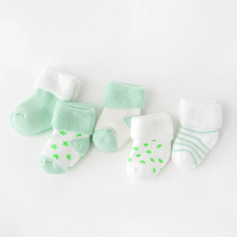 5Pair New boy and girl baby socks