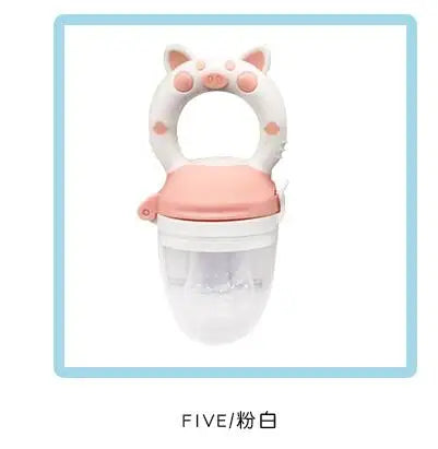 Baby Pacifier fruits and vegetables Silicone Nibbler Feeder
