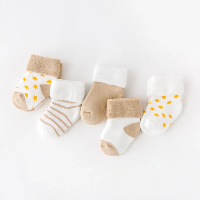5Pair New boy and girl baby socks