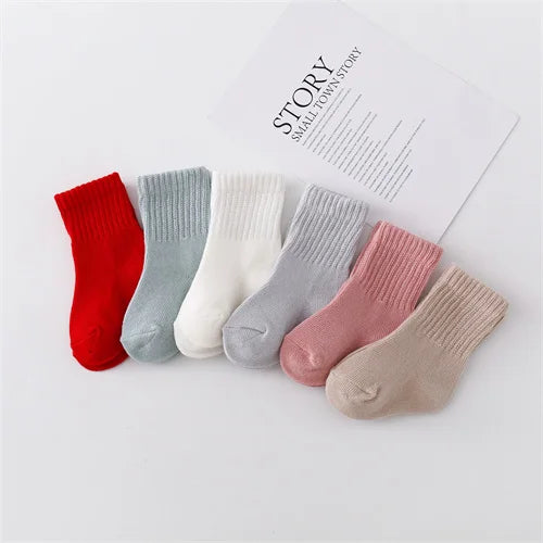 6Pairs/set Cotton Socks