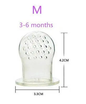 Baby Pacifier fruits and vegetables Silicone Nibbler Feeder