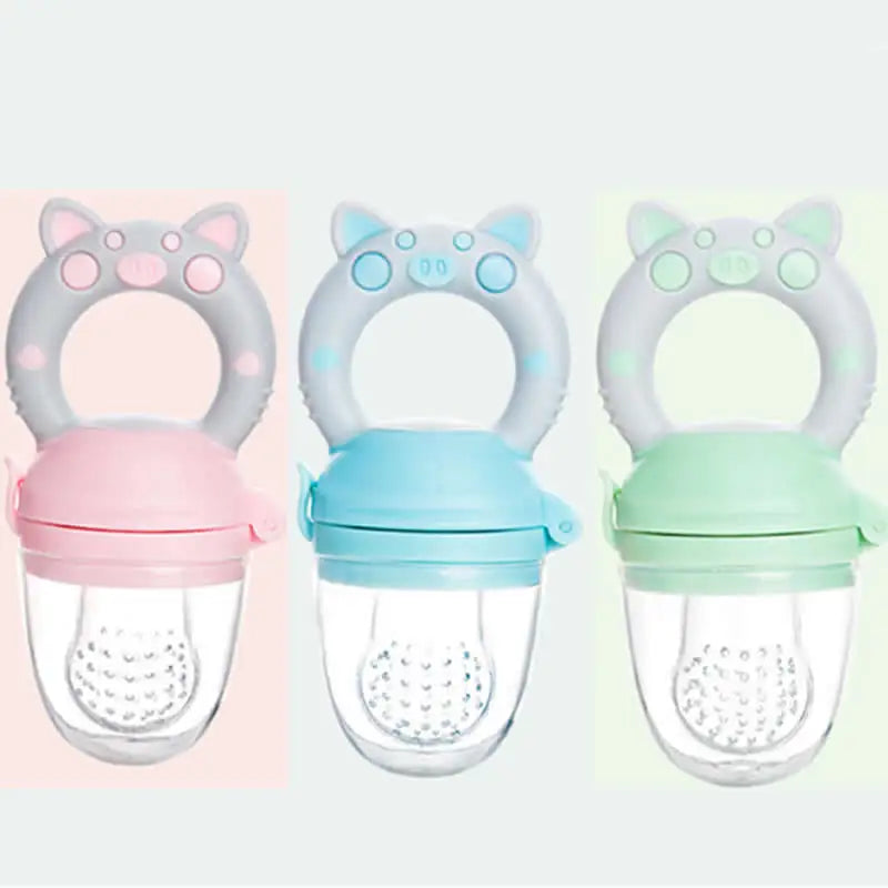 Baby Pacifier fruits and vegetables Silicone Nibbler Feeder