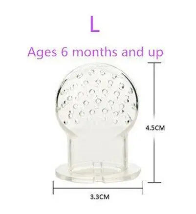 Baby Pacifier fruits and vegetables Silicone Nibbler Feeder