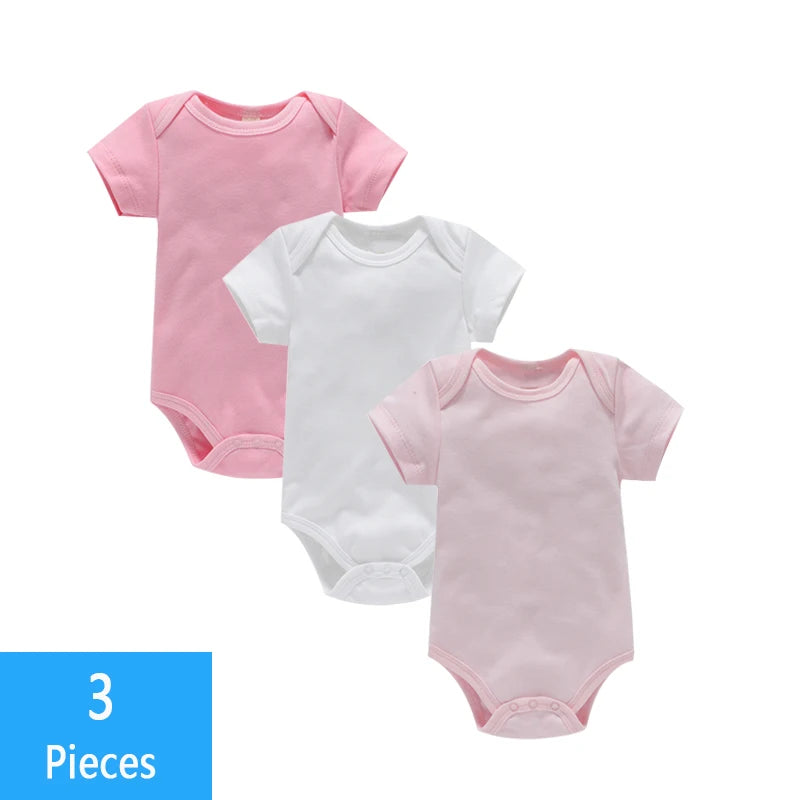 3PCS Soft Cotton Jumpsuit
