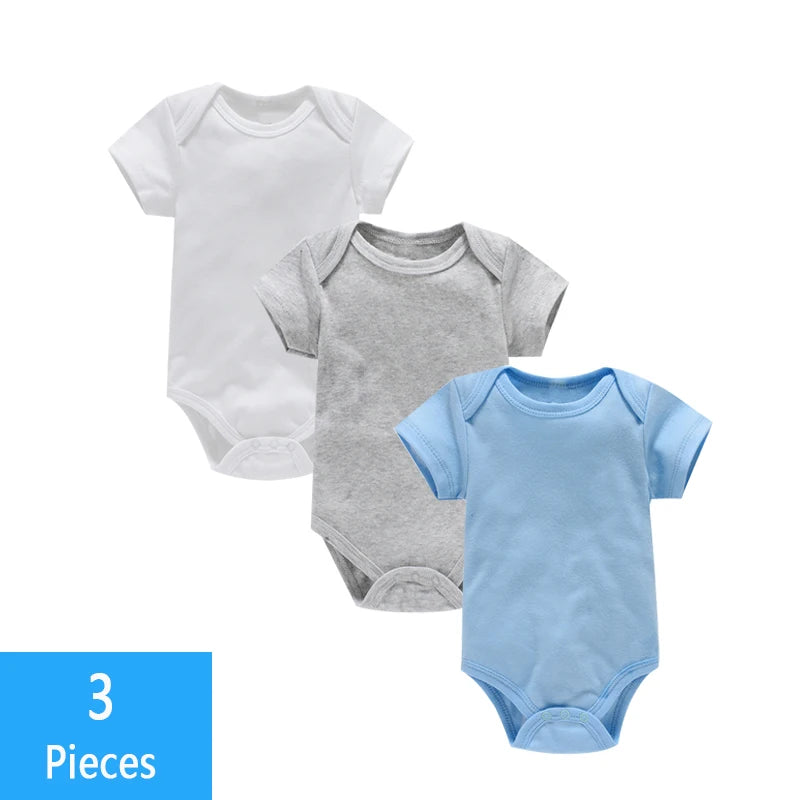 3PCS Soft Cotton Jumpsuit
