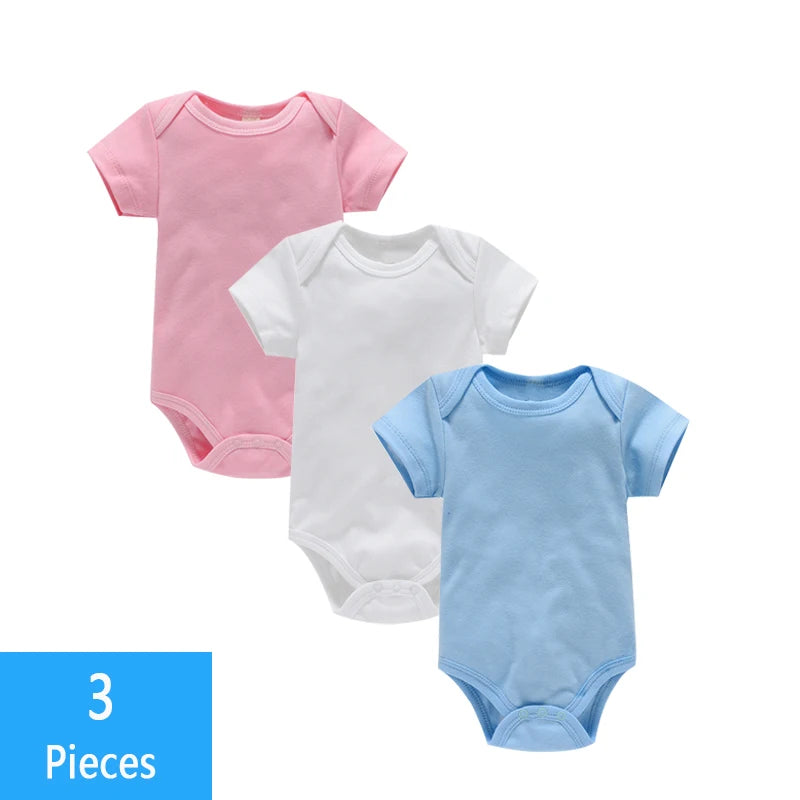 3PCS Soft Cotton Jumpsuit