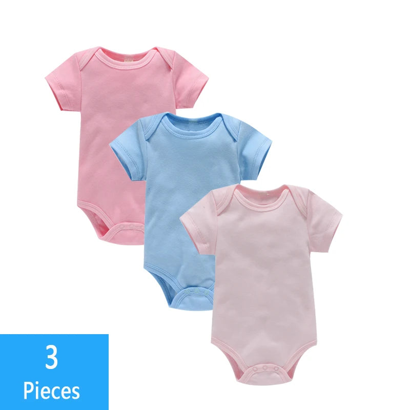3PCS Soft Cotton Jumpsuit