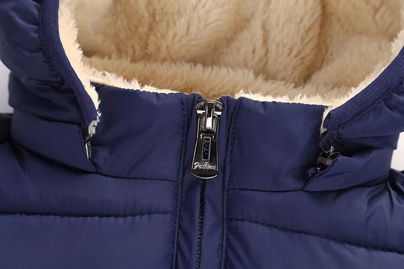 Winter Fur Hooded Jacket