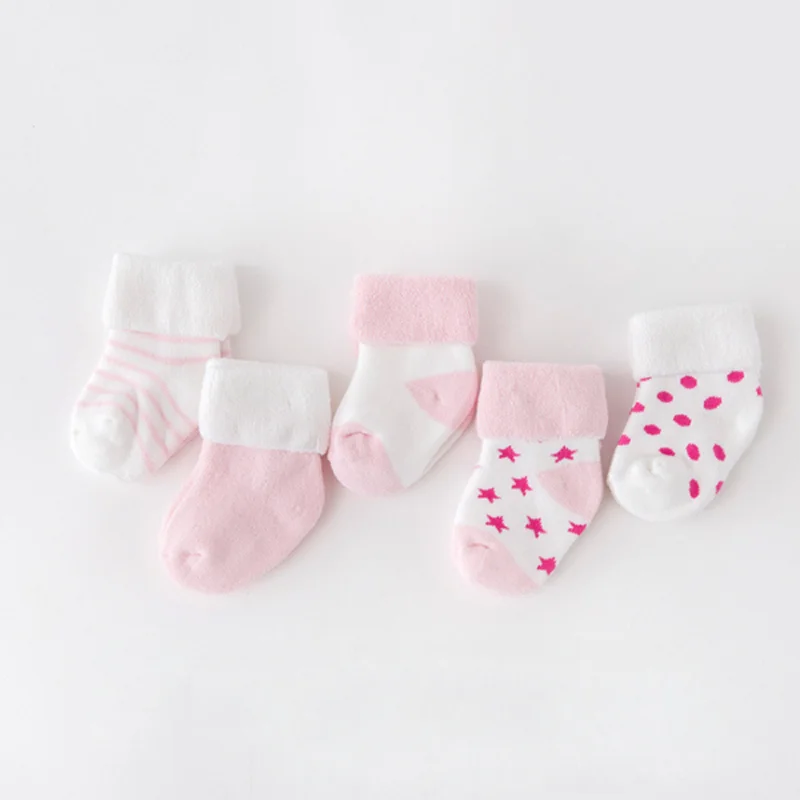 5Pair New boy and girl baby socks