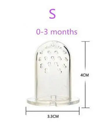 Baby Pacifier fruits and vegetables Silicone Nibbler Feeder