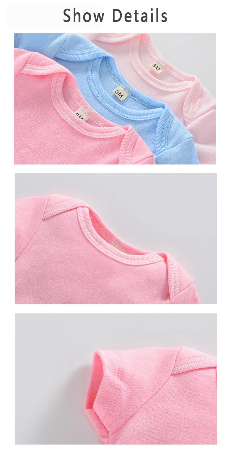 3PCS Soft Cotton Jumpsuit