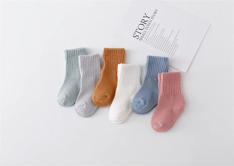 6Pairs/set Cotton Socks