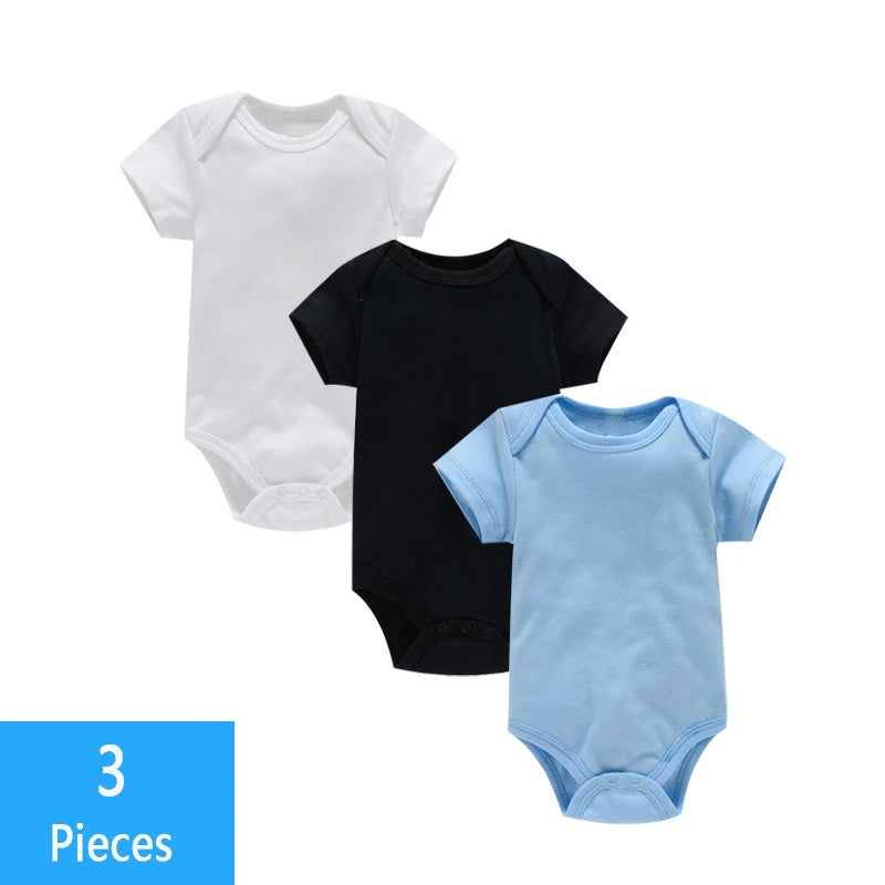 3PCS Soft Cotton Jumpsuit