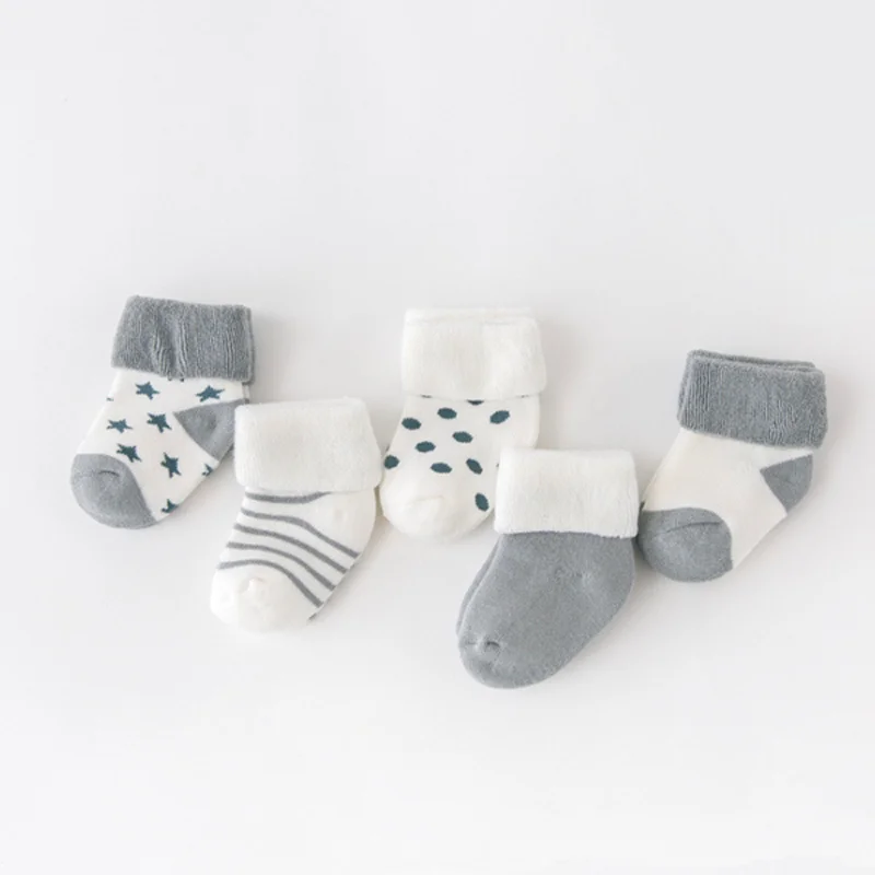 5Pair New boy and girl baby socks