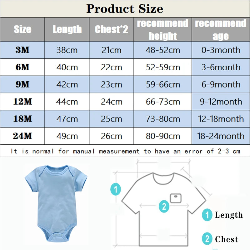 3PCS Soft Cotton Jumpsuit