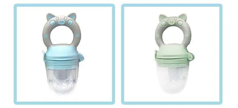 Baby Pacifier fruits and vegetables Silicone Nibbler Feeder
