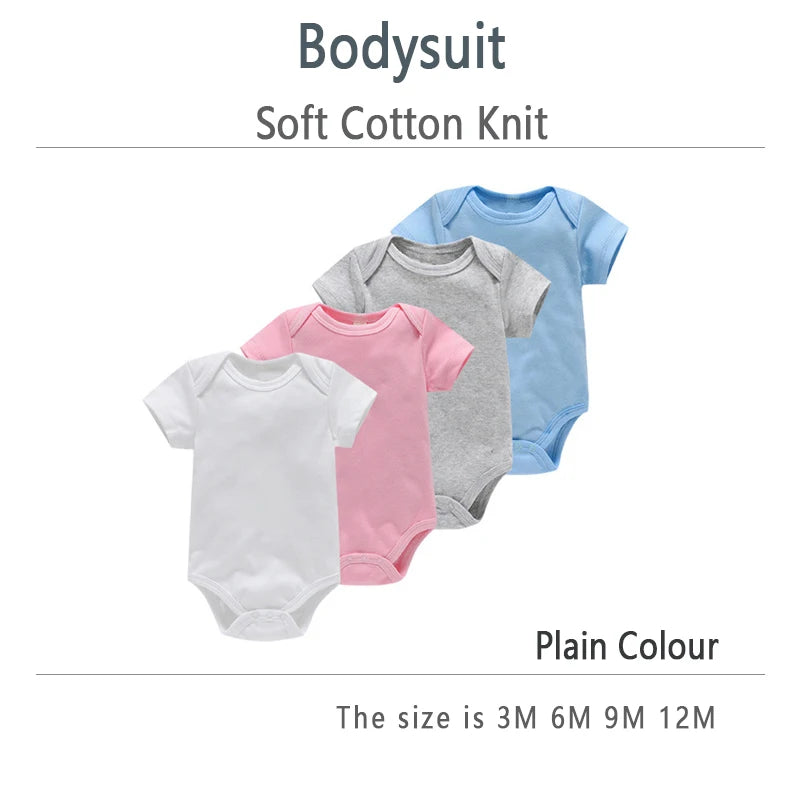 3PCS Soft Cotton Jumpsuit