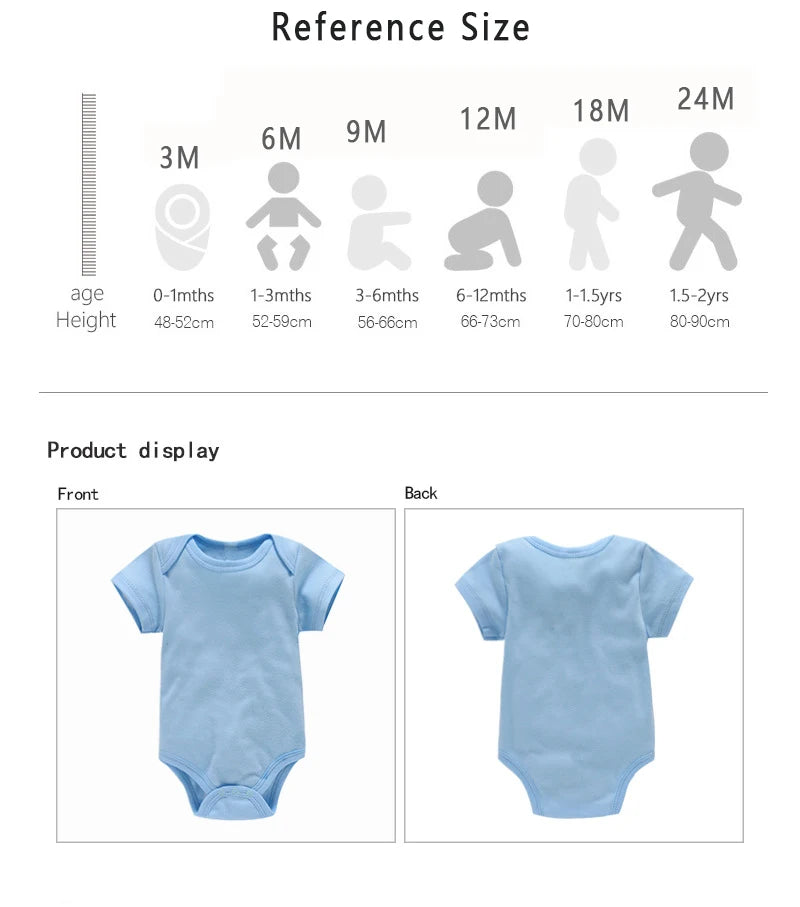 3PCS Soft Cotton Jumpsuit