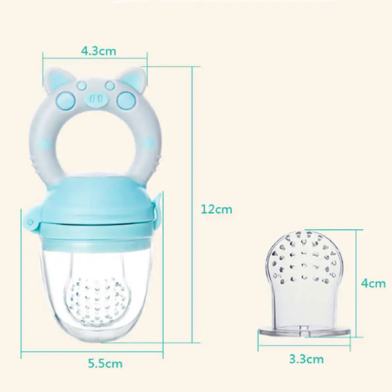 Baby Pacifier fruits and vegetables Silicone Nibbler Feeder