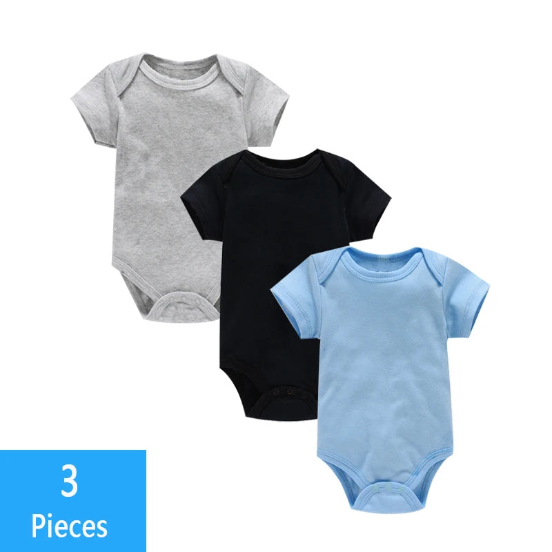 3PCS Soft Cotton Jumpsuit