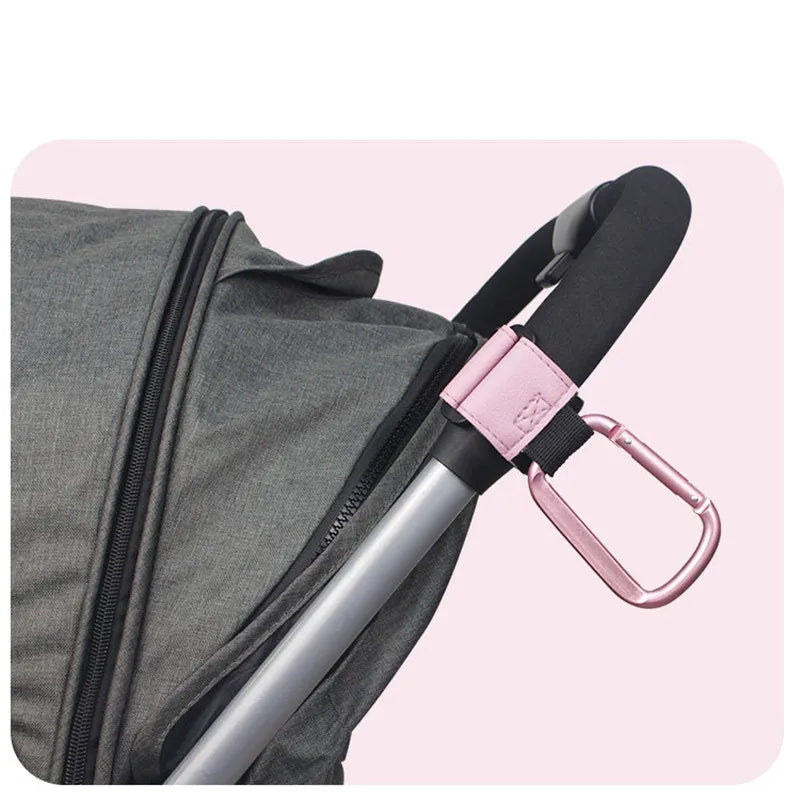 Leather Baby Bag Stroller Hook