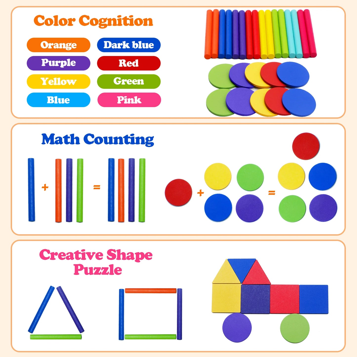 Montessori Wooden Color Toy