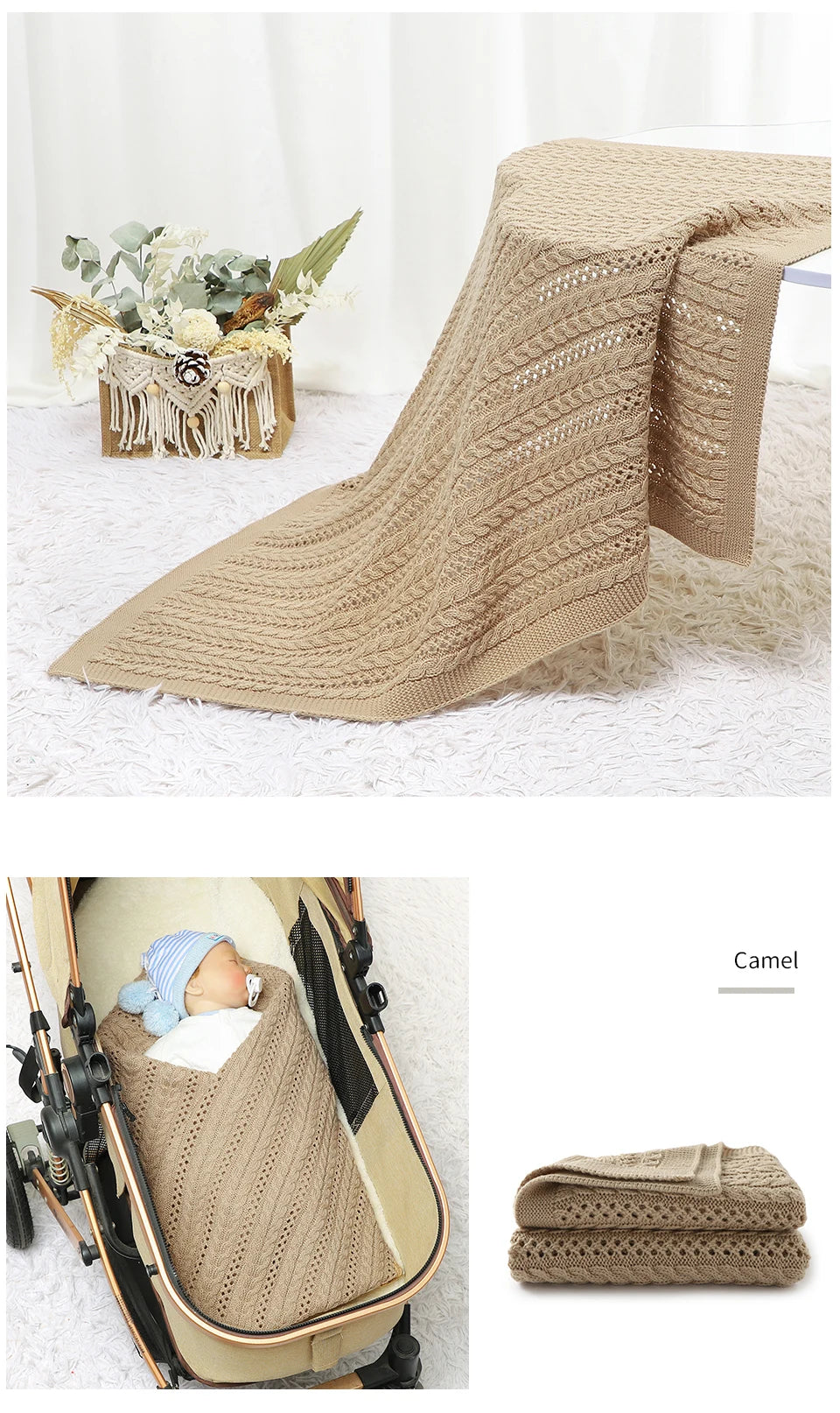 Knitted Baby Blanket