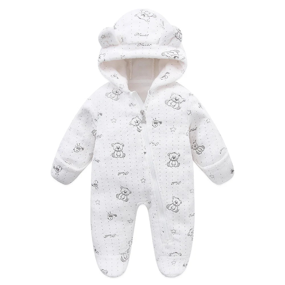 Newborn Baby Fleece Rompers