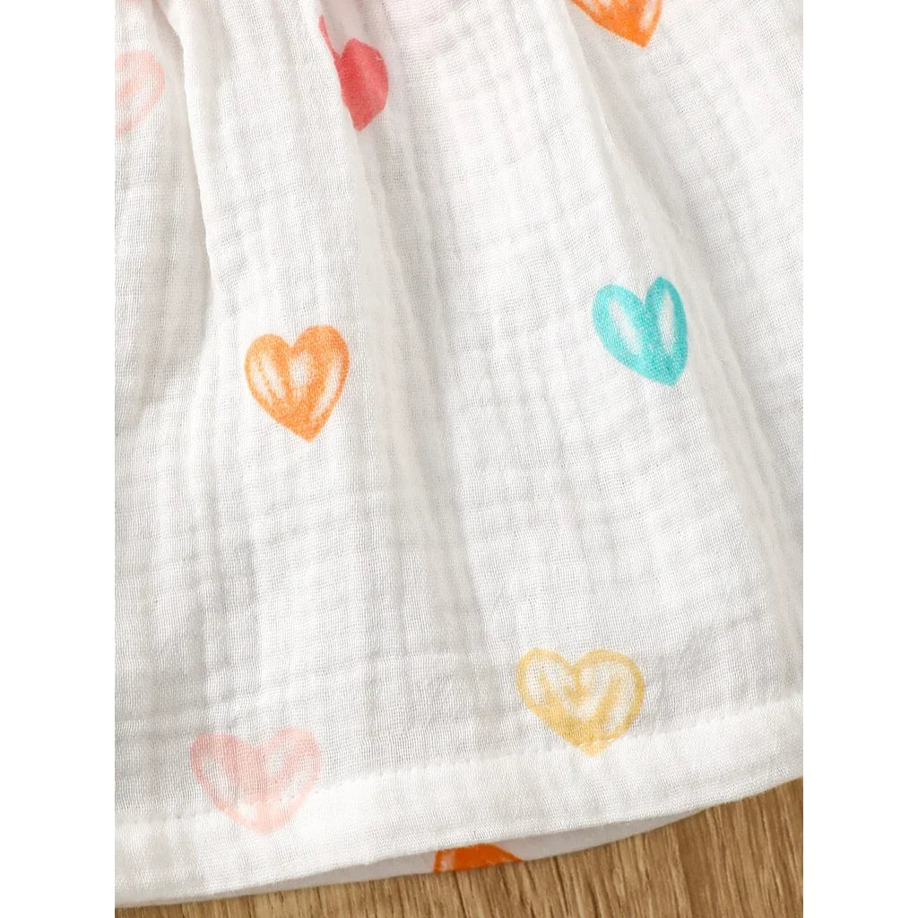 Cilia 2PCS Love Print Dress