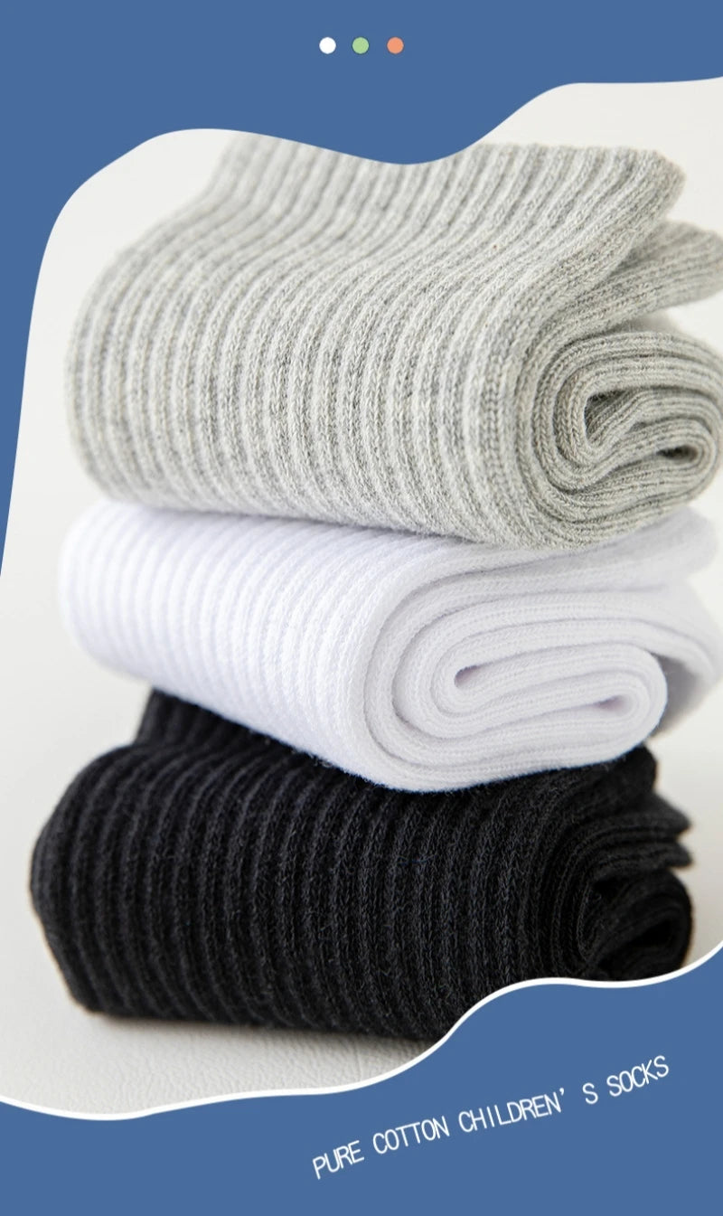 HIDY 5 Pairs Pure Cotton Socks