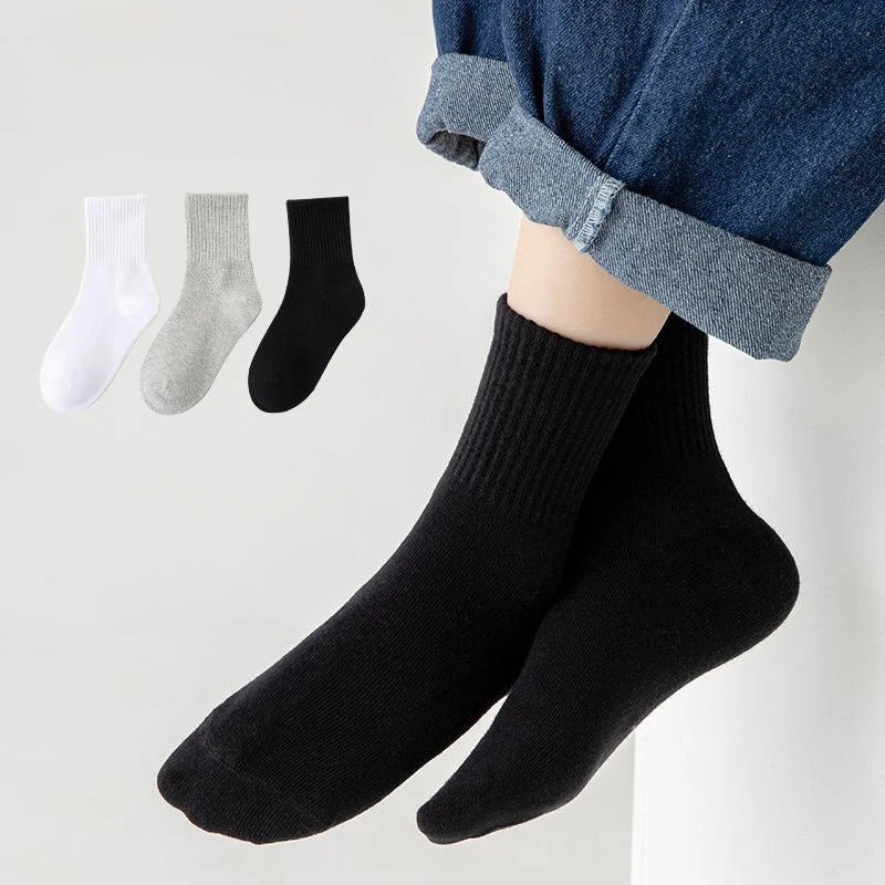 HIDY 5 Pairs Pure Cotton Socks