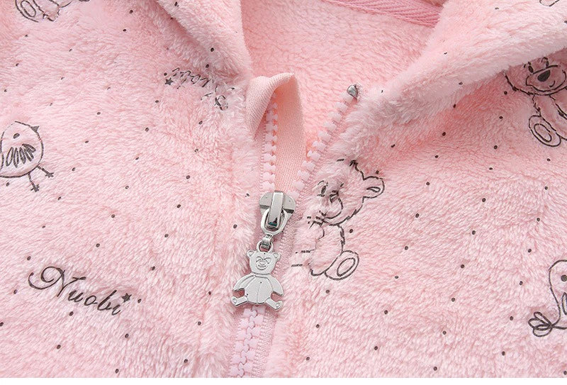 Newborn Baby Fleece Rompers