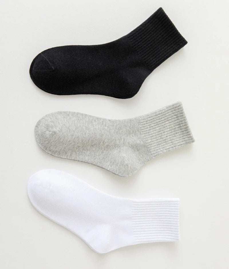 HIDY 5 Pairs Pure Cotton Socks