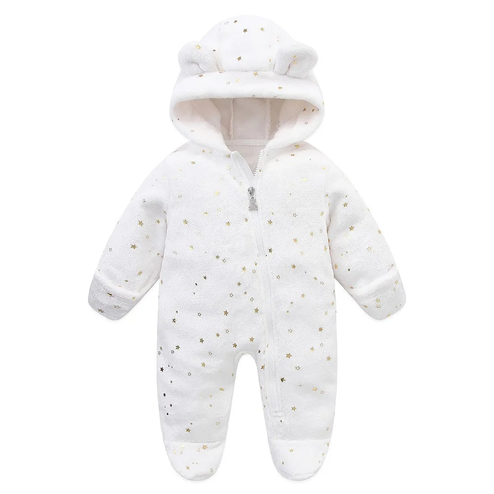 Newborn Baby Fleece Rompers