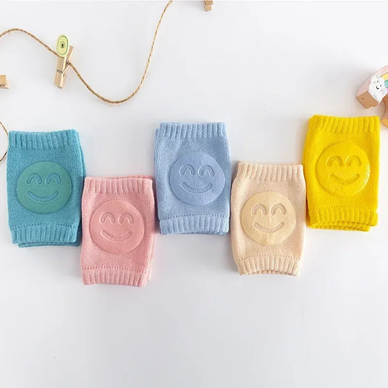 5 Pair Baby Knee Pads Non-slip Crawling Cushion