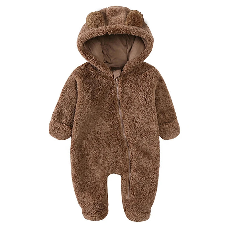Newborn Baby Fleece Rompers