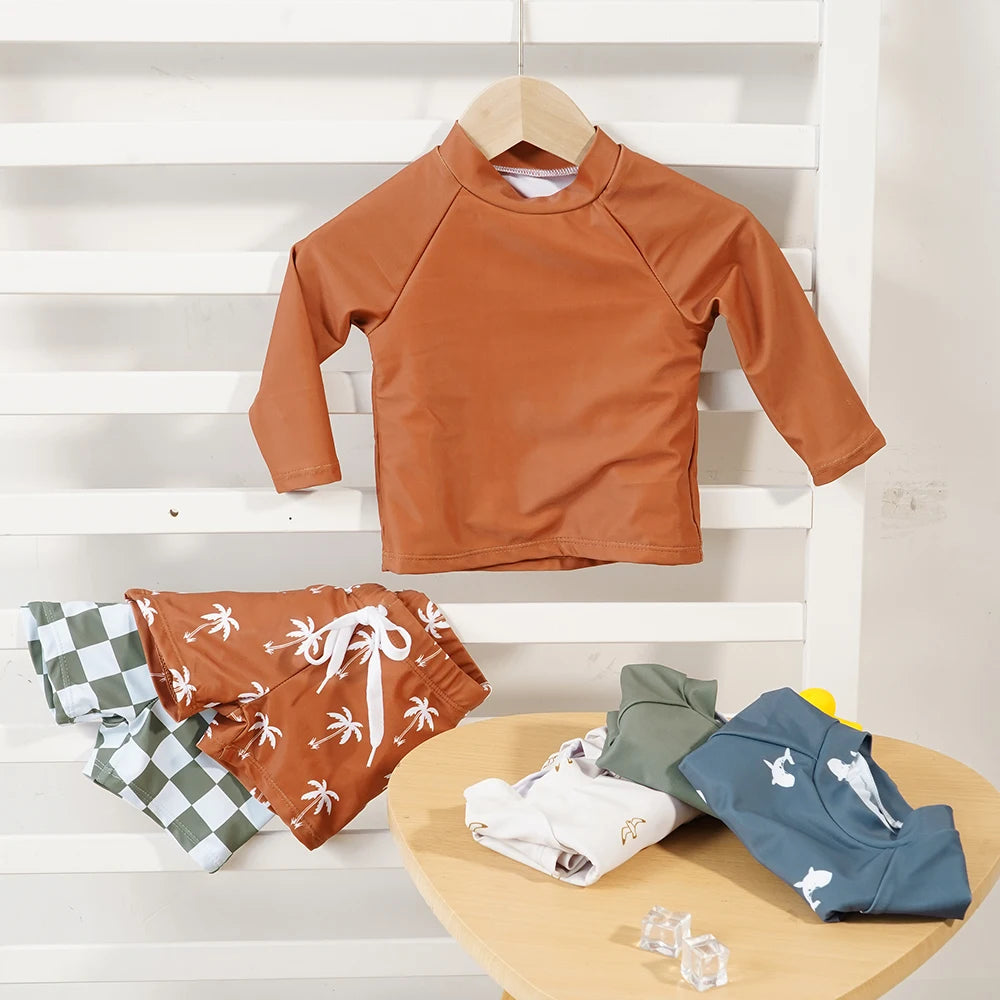 Kangobaby 2pcs Set Boys Swimsuits