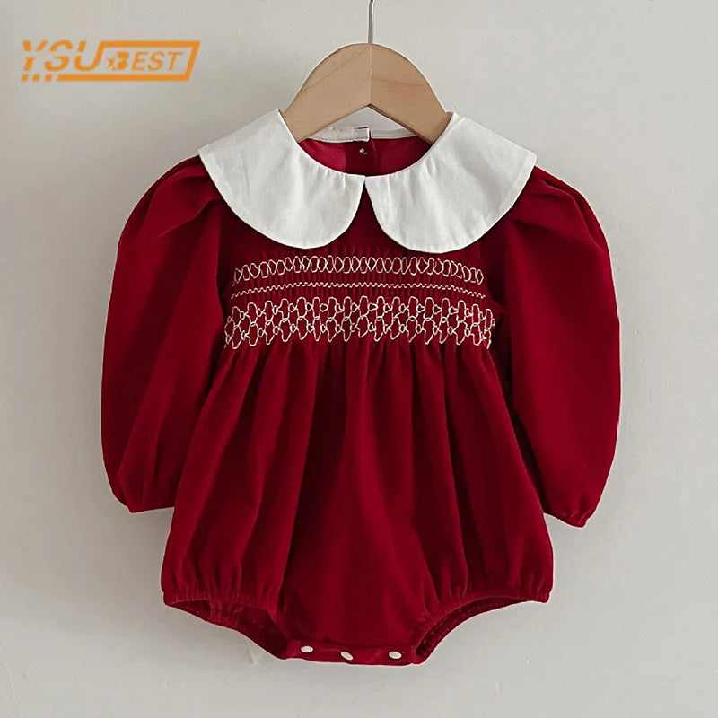 Autumn Long Sleeve Princess Rompers