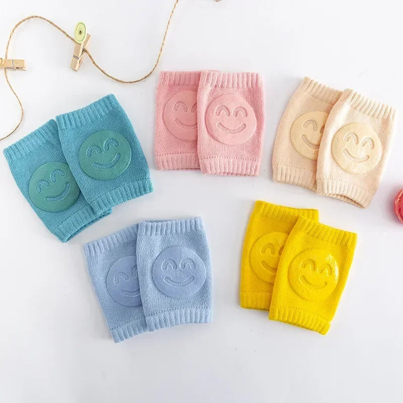 5 Pair Baby Knee Pads Non-slip Crawling Cushion