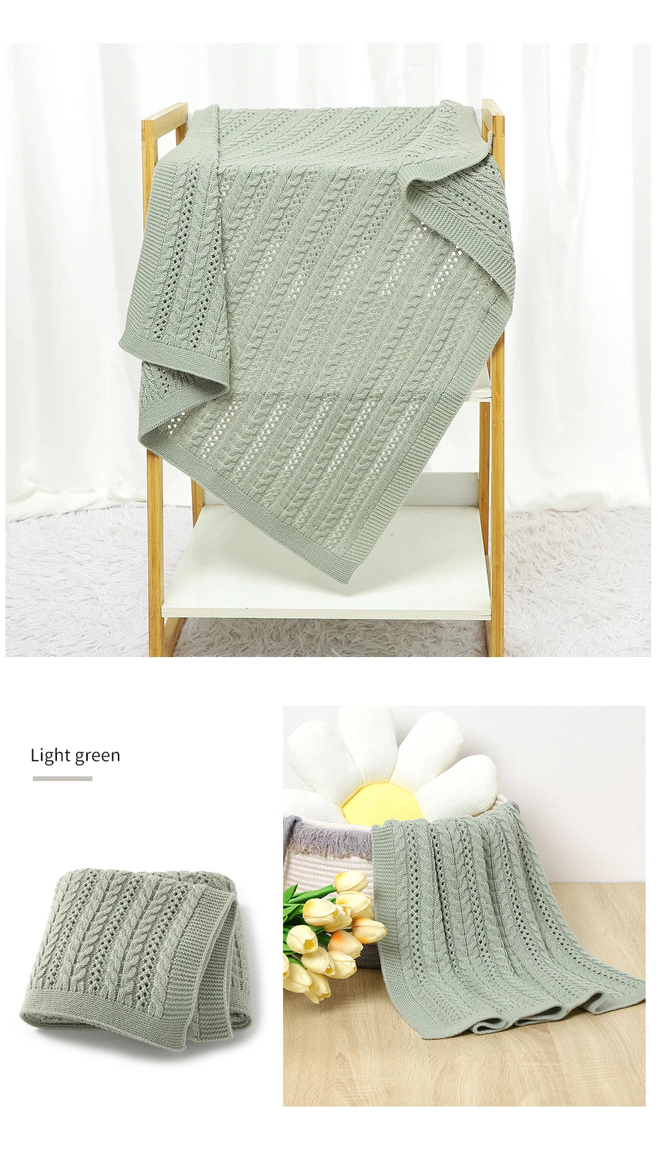Knitted Baby Blanket