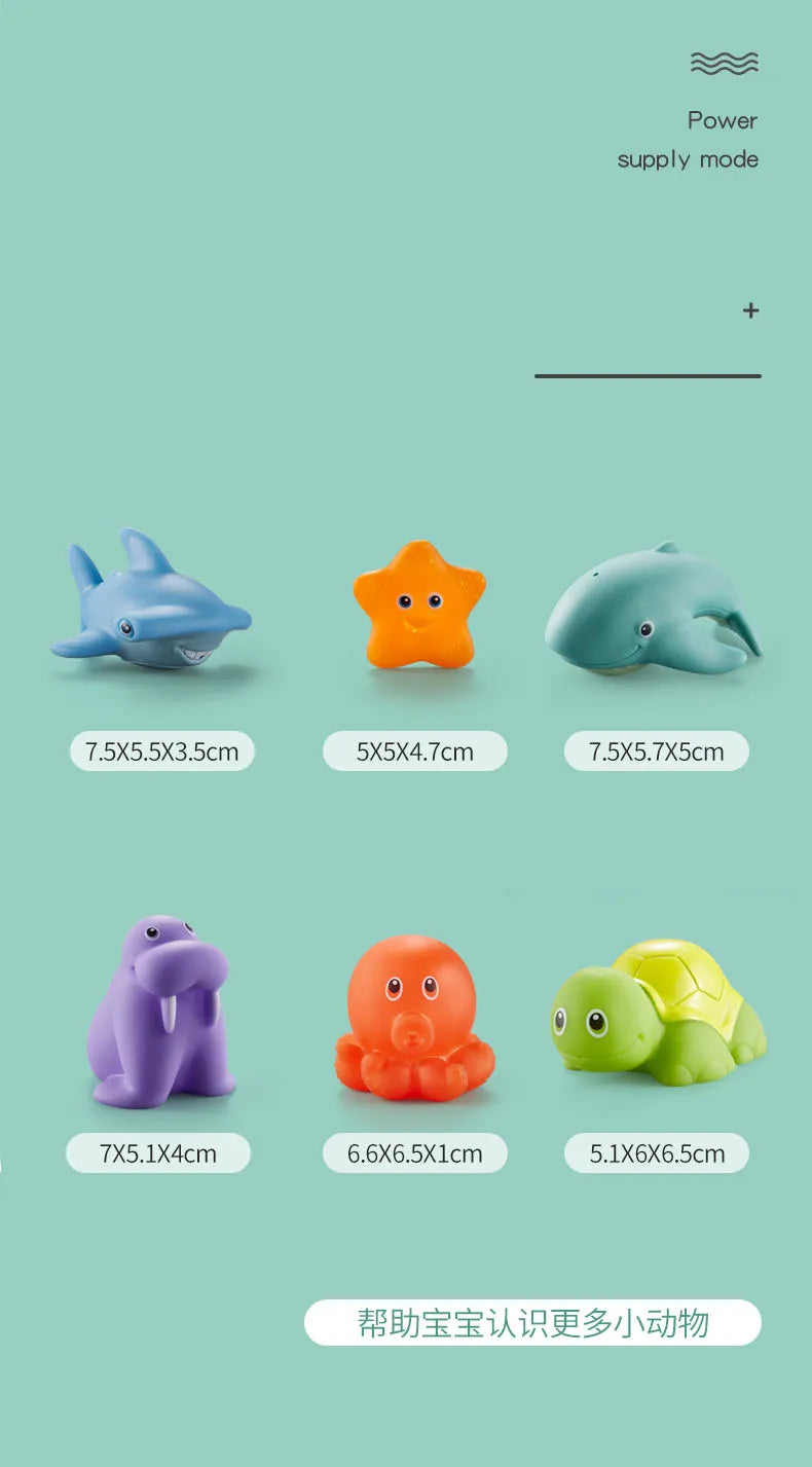 Bathtub Colorful Toys