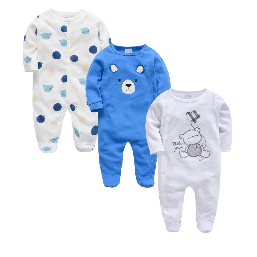 4 Pcs Kavkas Baby Rompers