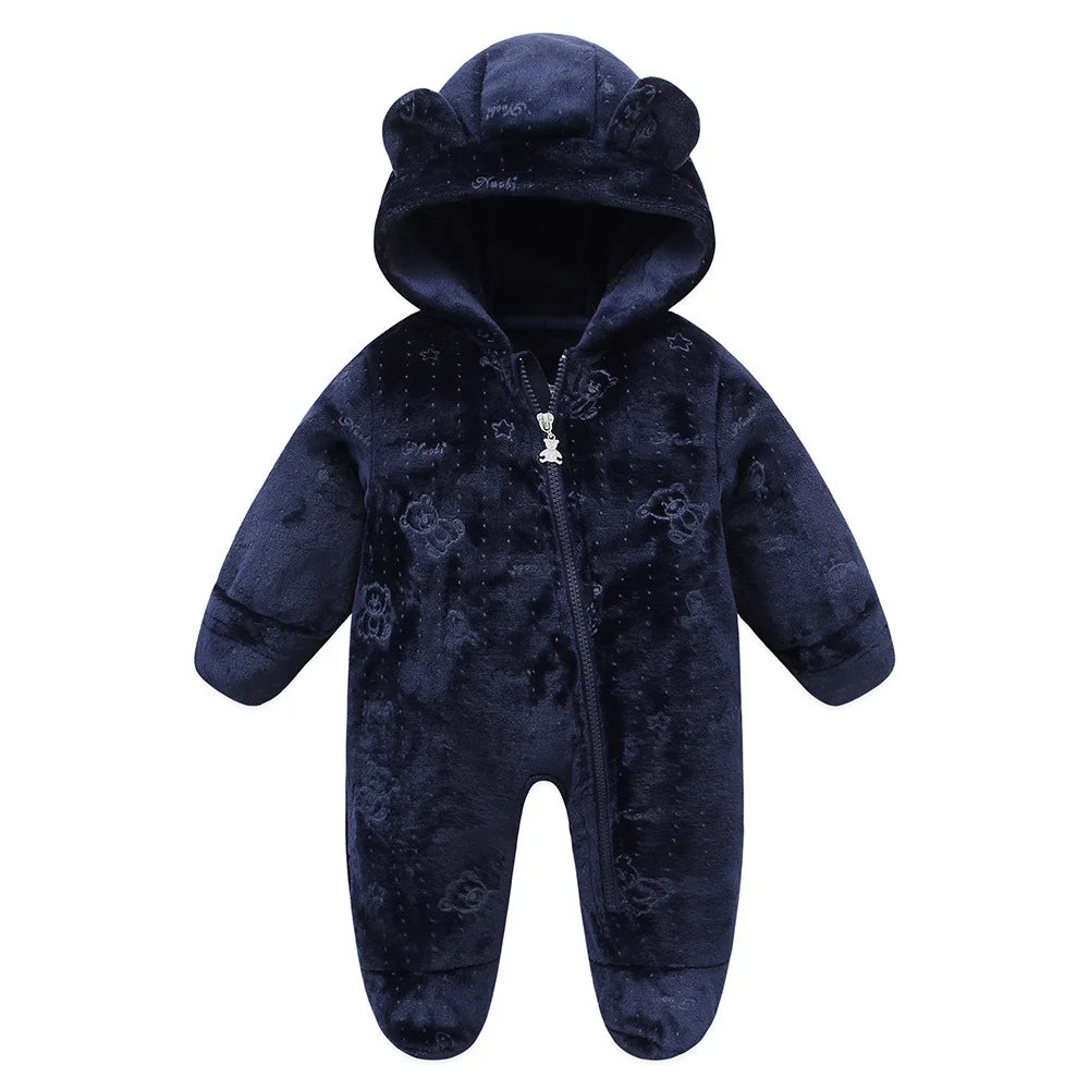 Newborn Baby Fleece Rompers