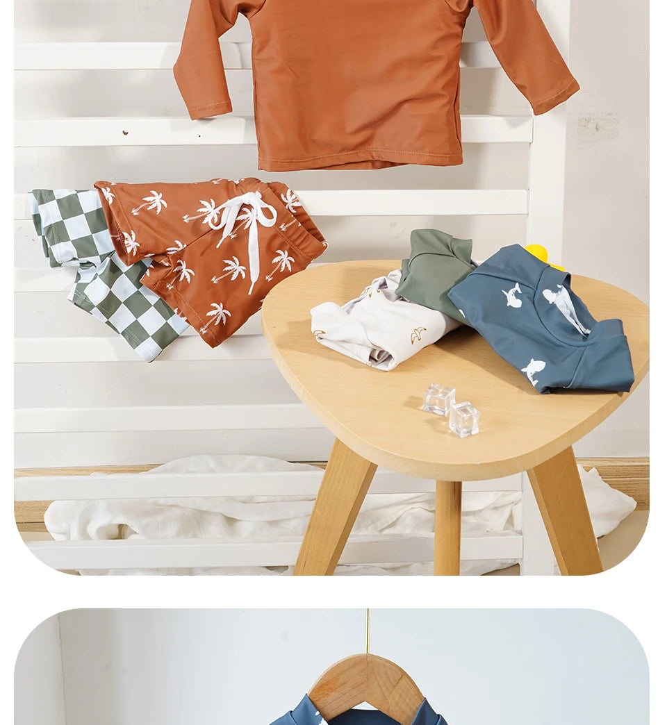 Kangobaby 2pcs Set Boys Swimsuits