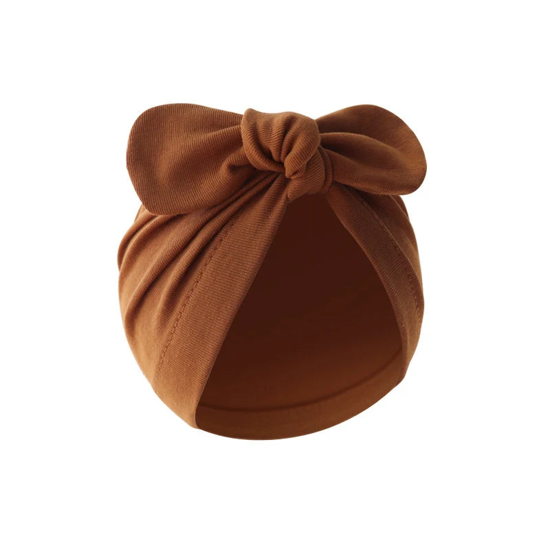 Solid Color Newborn Beanie Headband