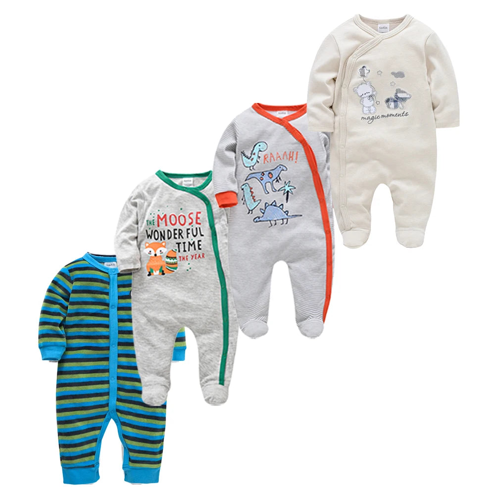 4 Pcs Kavkas Baby Rompers
